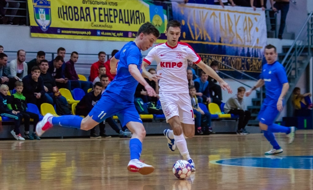 Мини-футбольный «КПРФ» увозит из Сыктывкара шесть очков